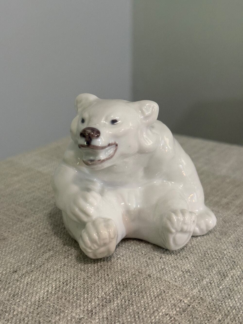 Royal Copenhagen 248 White Polar Bear Cub Knud Kyhn Porcelain Figurine Denmark